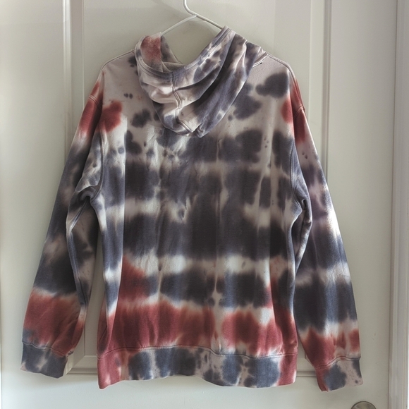 AC/DC Tie Dye Long Sleeve Band Hoodie 2021 Size L - Picture 3 of 13